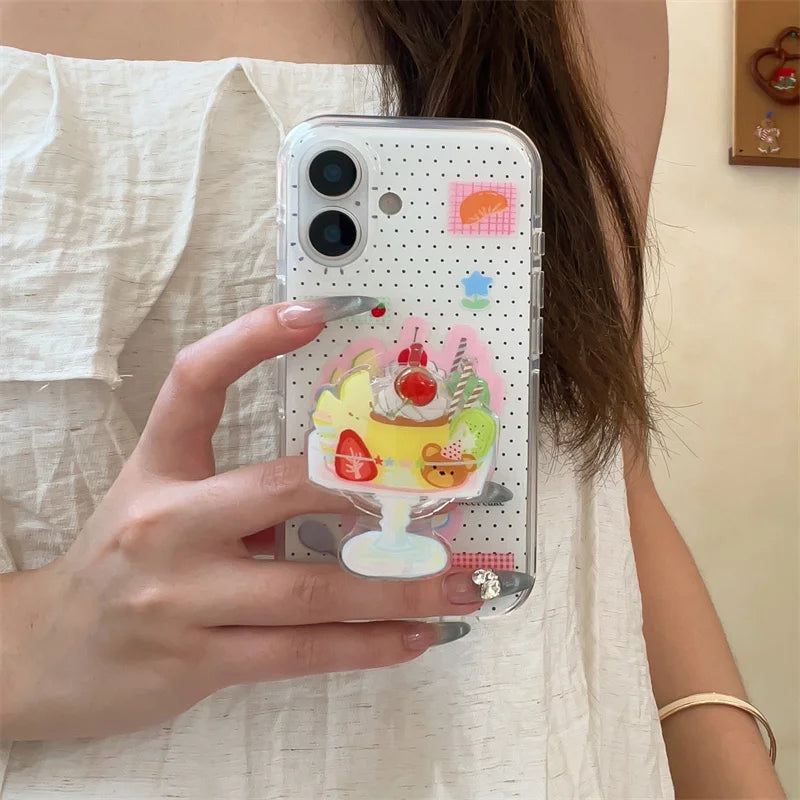 Dessert Ice Cream Stand Holder Phone Case - Maison Novaire #