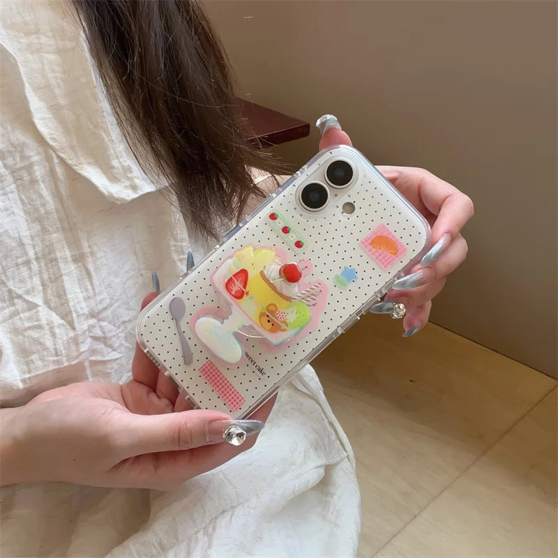 Dessert Ice Cream Stand Holder Phone Case - Maison Novaire #