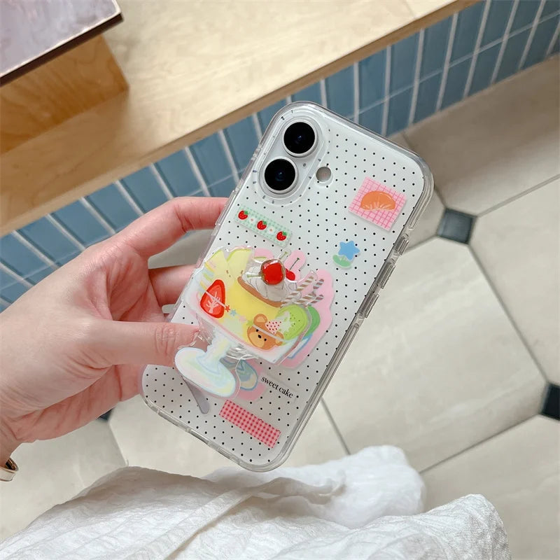 Dessert Ice Cream Stand Holder Phone Case - Maison Novaire #