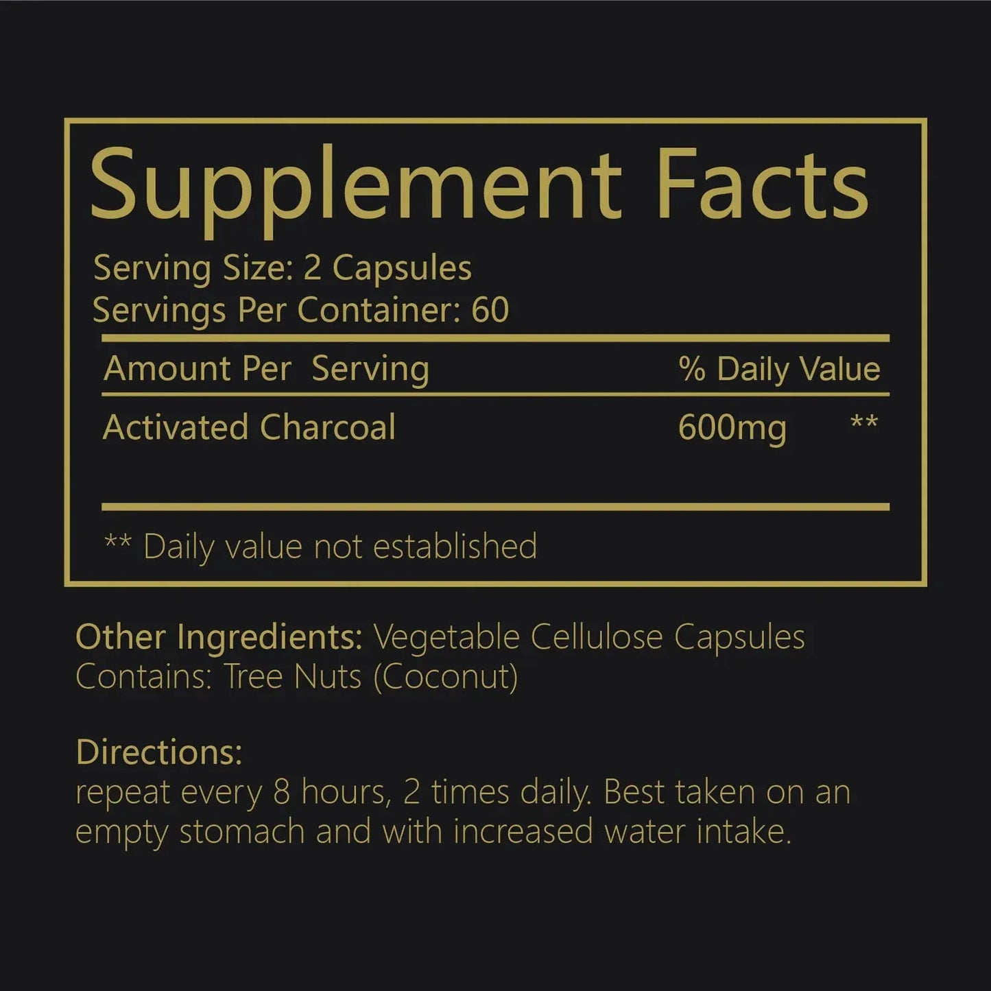 Detoxification, Gas Relieve &nbsp;&amp; Bloating Coconut Charcoal Supplement. - BLAKESTORE-NG