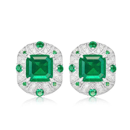 Diamond Cultivated Synthetic Emerald Bracelet. - BLAKESTORE-NG