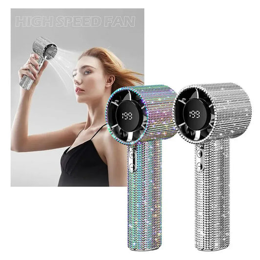 Diamond handheld Fan. - BLAKESTORE-NG