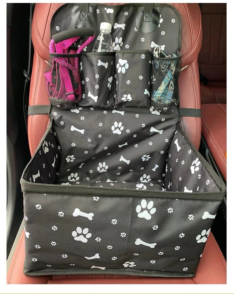 Dog Car Seat with Storage Pocket. - Maison Novaire #