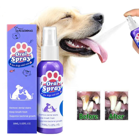 Dog Dental Spray Plaque Breath Freshener - Maison Novaire #
