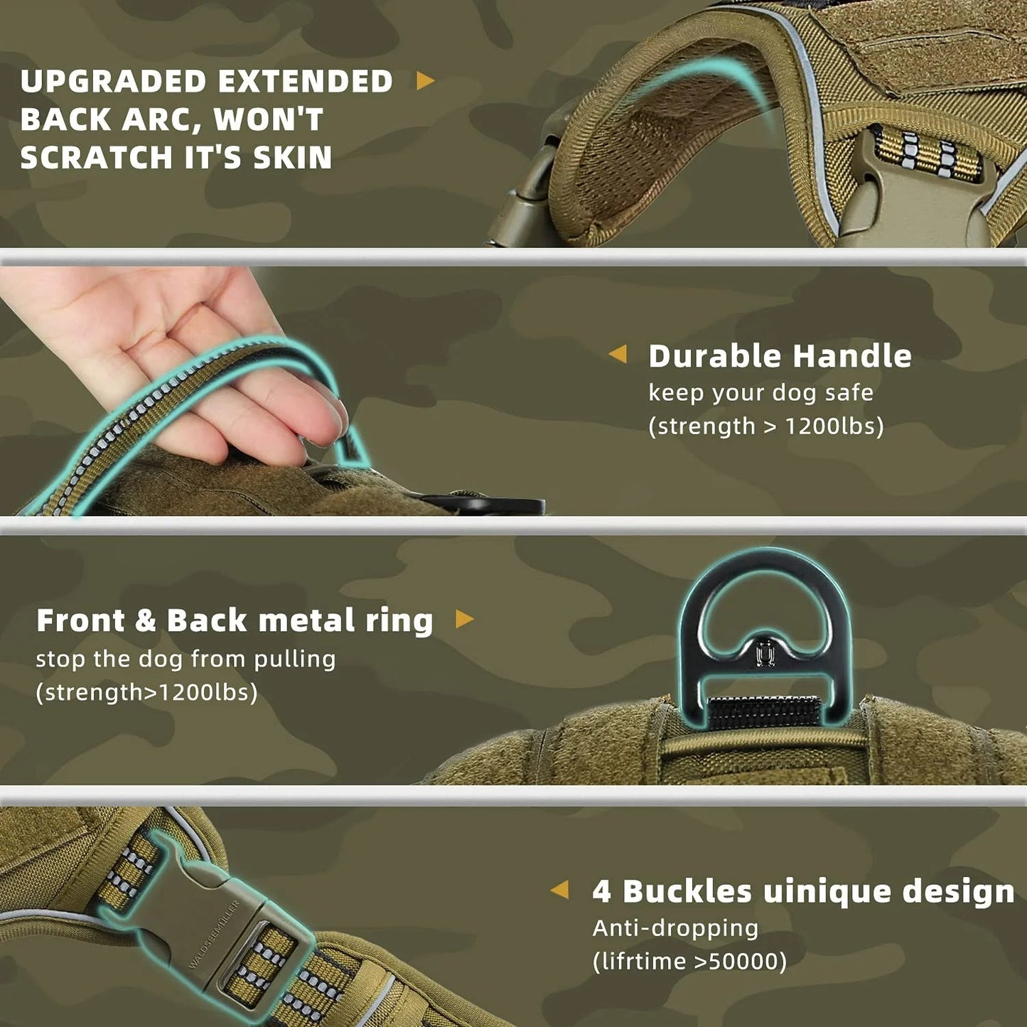 Dog Harness for Middle - Large Dog. - Maison Novaire #