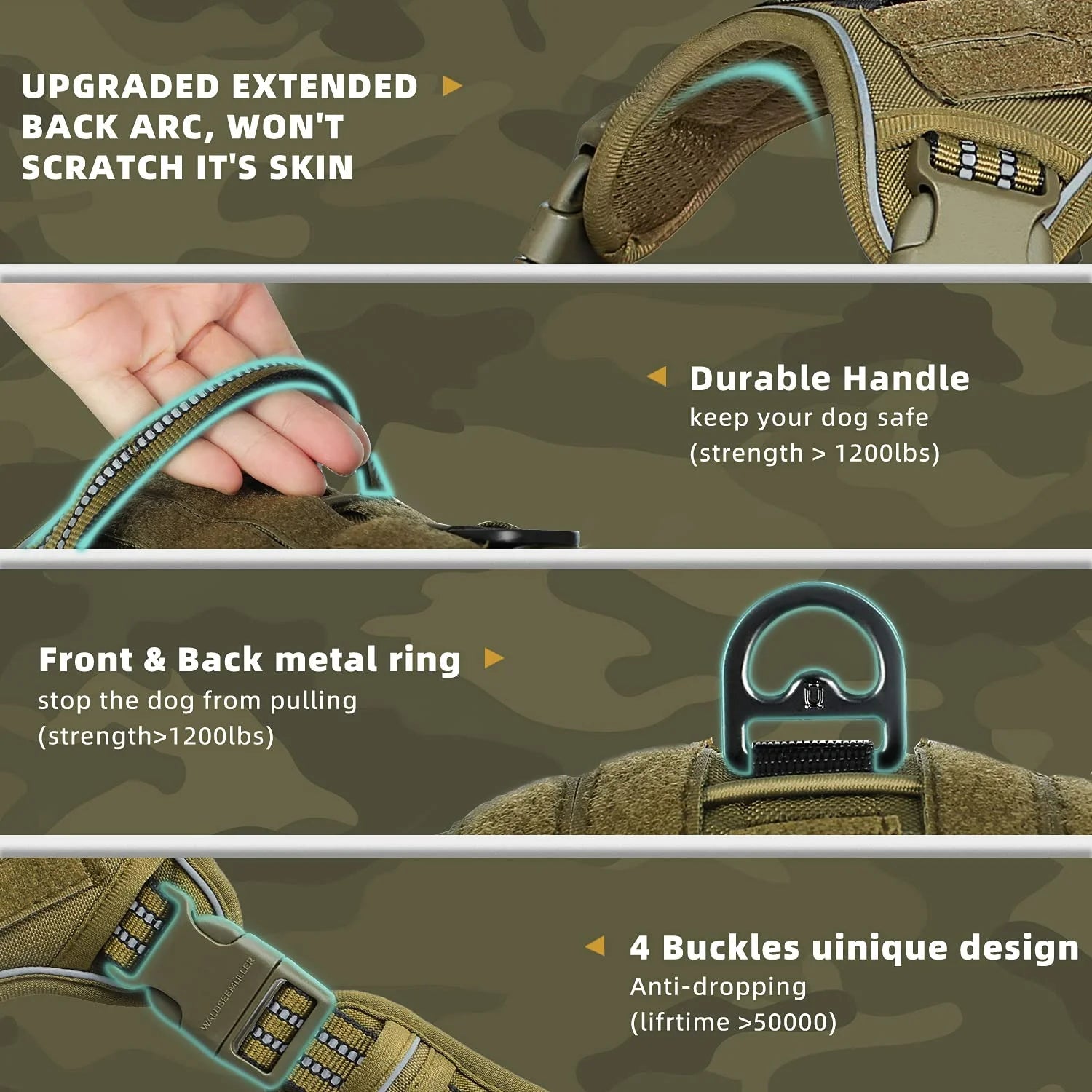 Dog Harness for Middle - Large Dog. - Maison Novaire #
