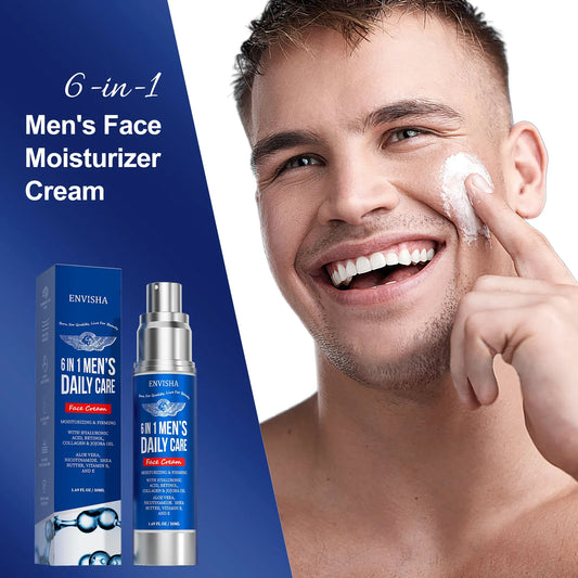 ENVISHA Men’s 6-in-1 Face Cream – Anti-Aging & Firming - Maison Novaire #