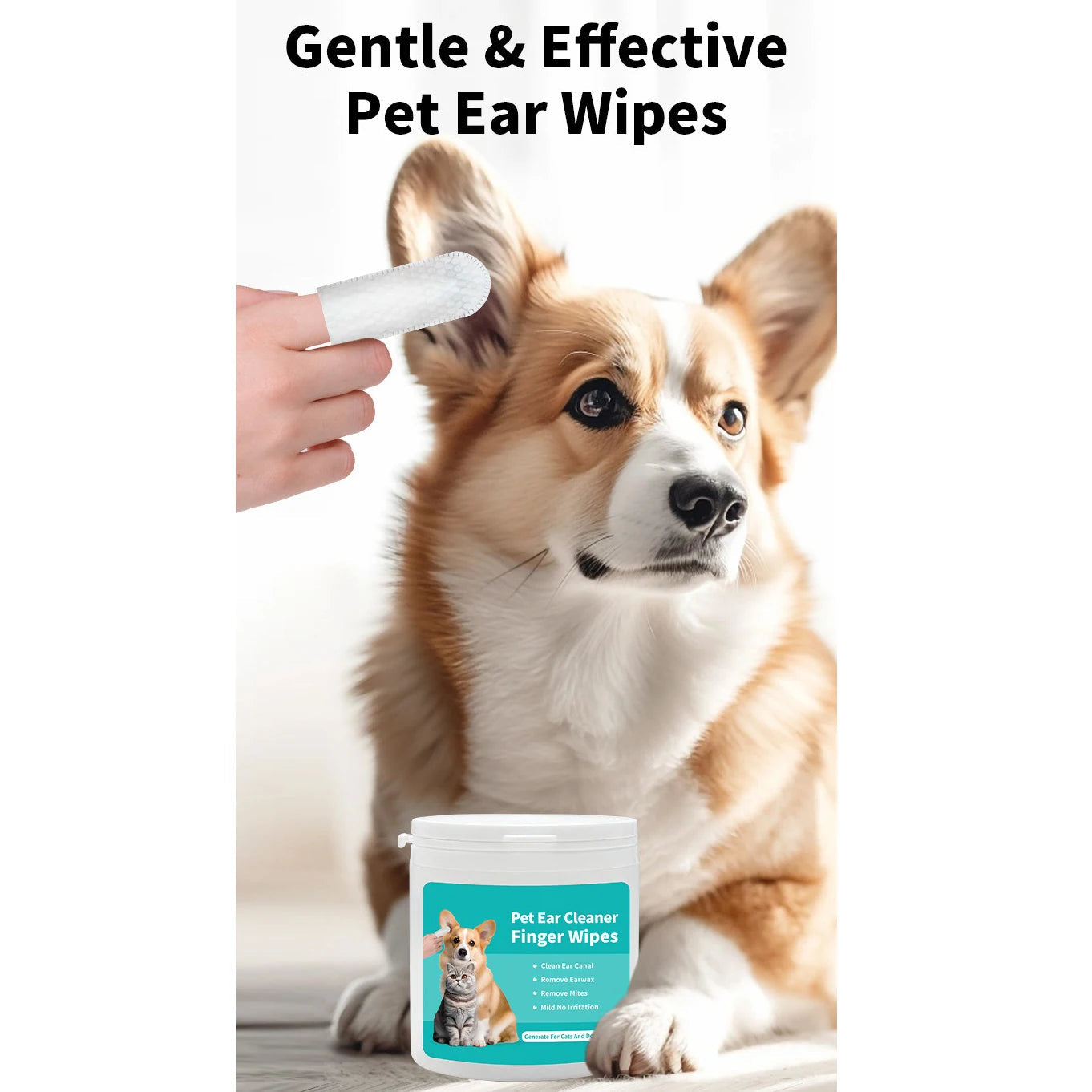 Ear Cleaning ear mite removal for dog and cat - Maison Novaire #