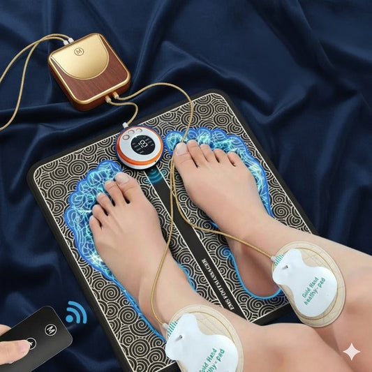 Electric EMS Foot Massager Pad – Pain Relief & Circulation - Maison Novaire