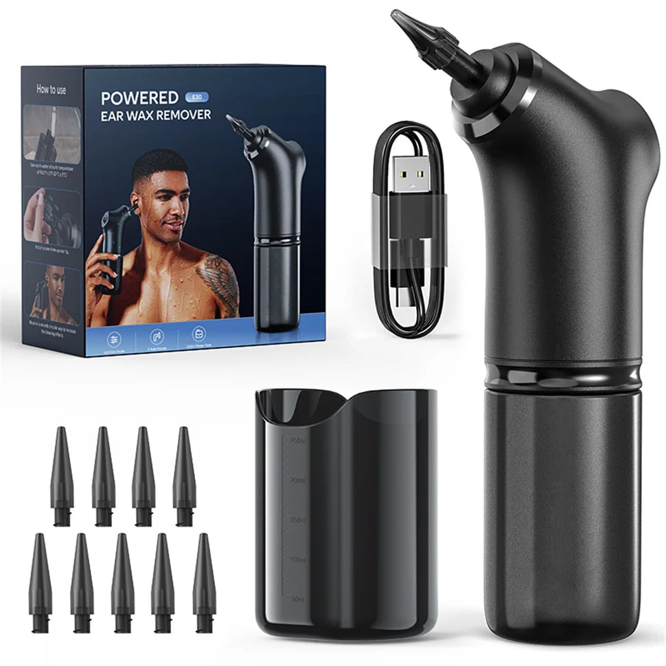 Electric Ear Wax Removal Kit - 4 Pressure Modes. - Maison Novaire #