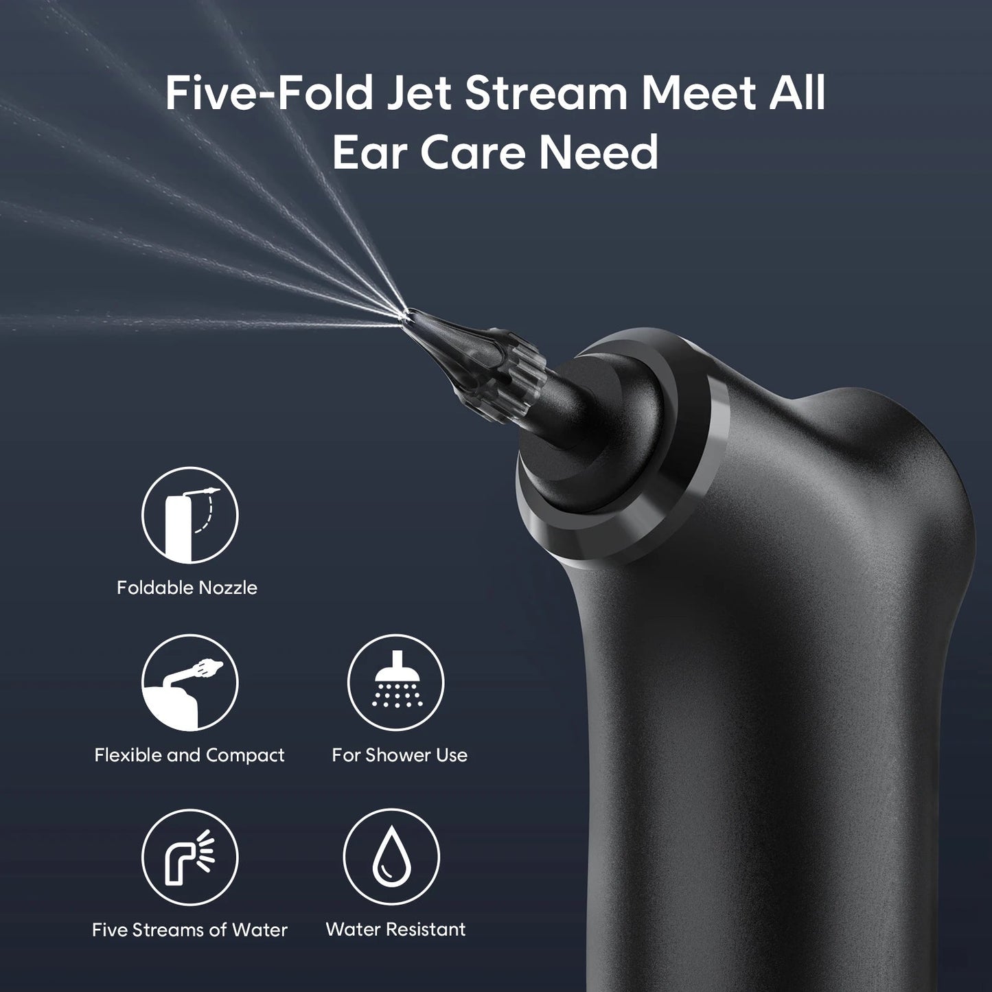 Electric Ear Wax Removal Kit - 4 Pressure Modes. - Maison Novaire #