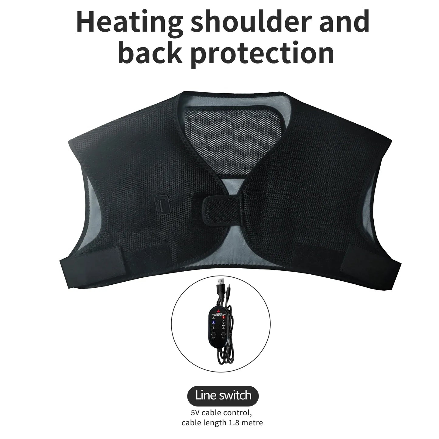 Electric Heating Shoulder Massager – Infrared Therapy & Muscle Relaxation - Maison Novaire
