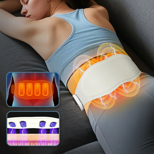 Electric Waist Massager Lower Back Toning Belt – Vibration & Hot Compress - Maison Novaire #