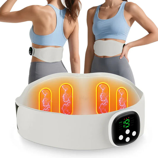 Electric Waist Massager Lower Back Toning Belt – Vibration & Hot Compress - Maison Novaire #