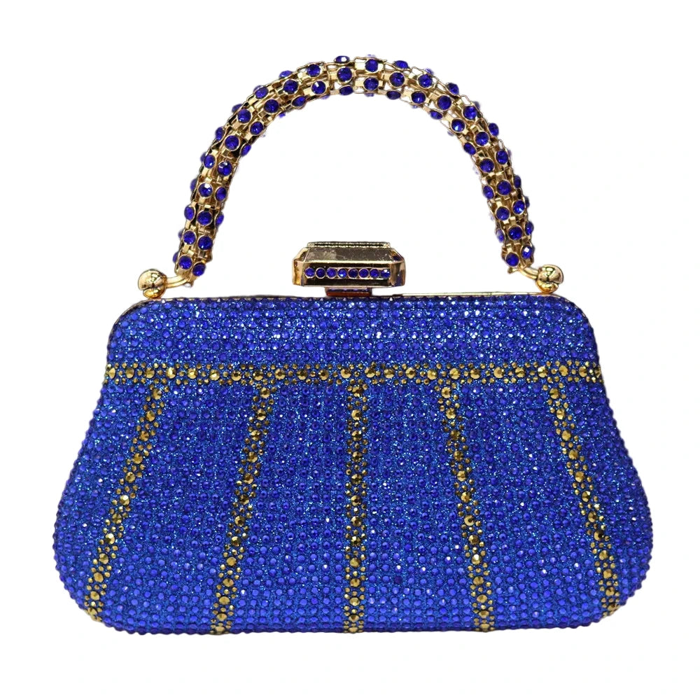 Exquisite Evening Purse With Diamond Design. - Maison Novaire #