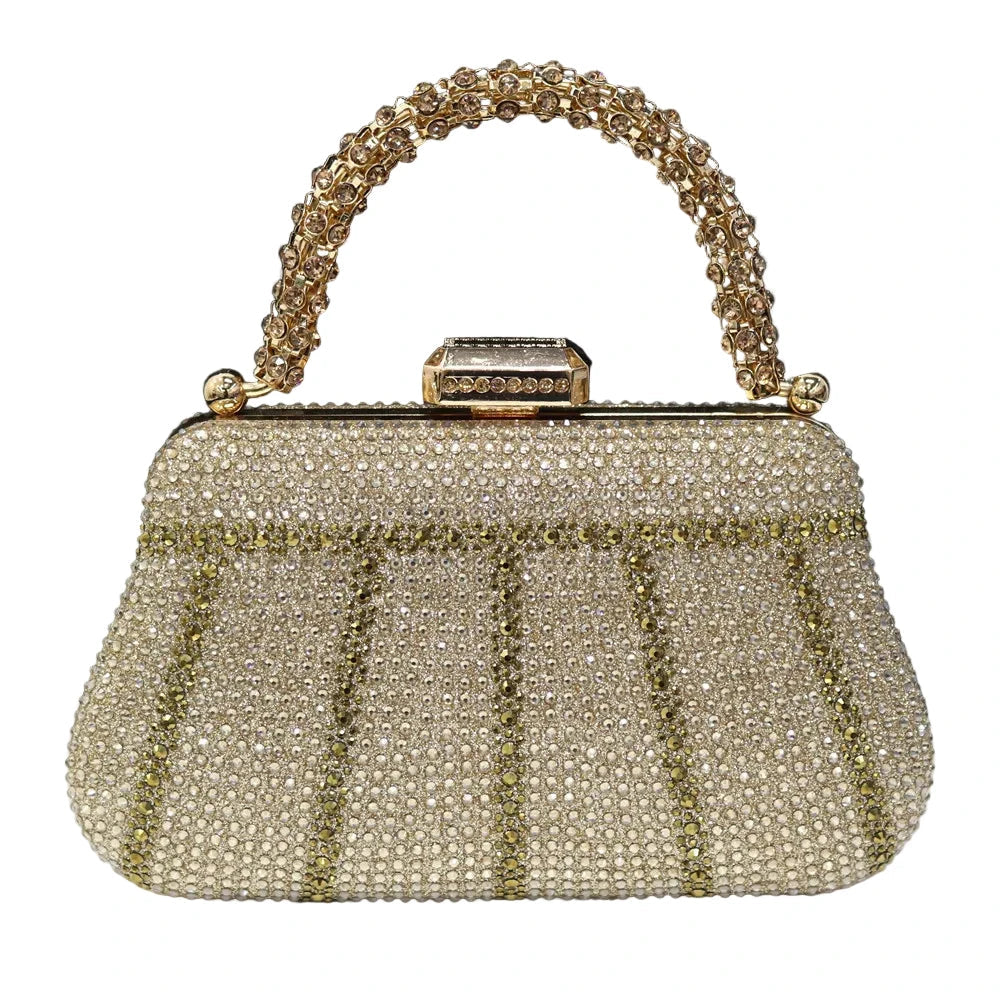 Exquisite Evening Purse With Diamond Design. - Maison Novaire #