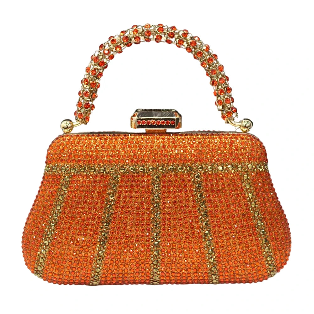 Exquisite Evening Purse With Diamond Design. - Maison Novaire #