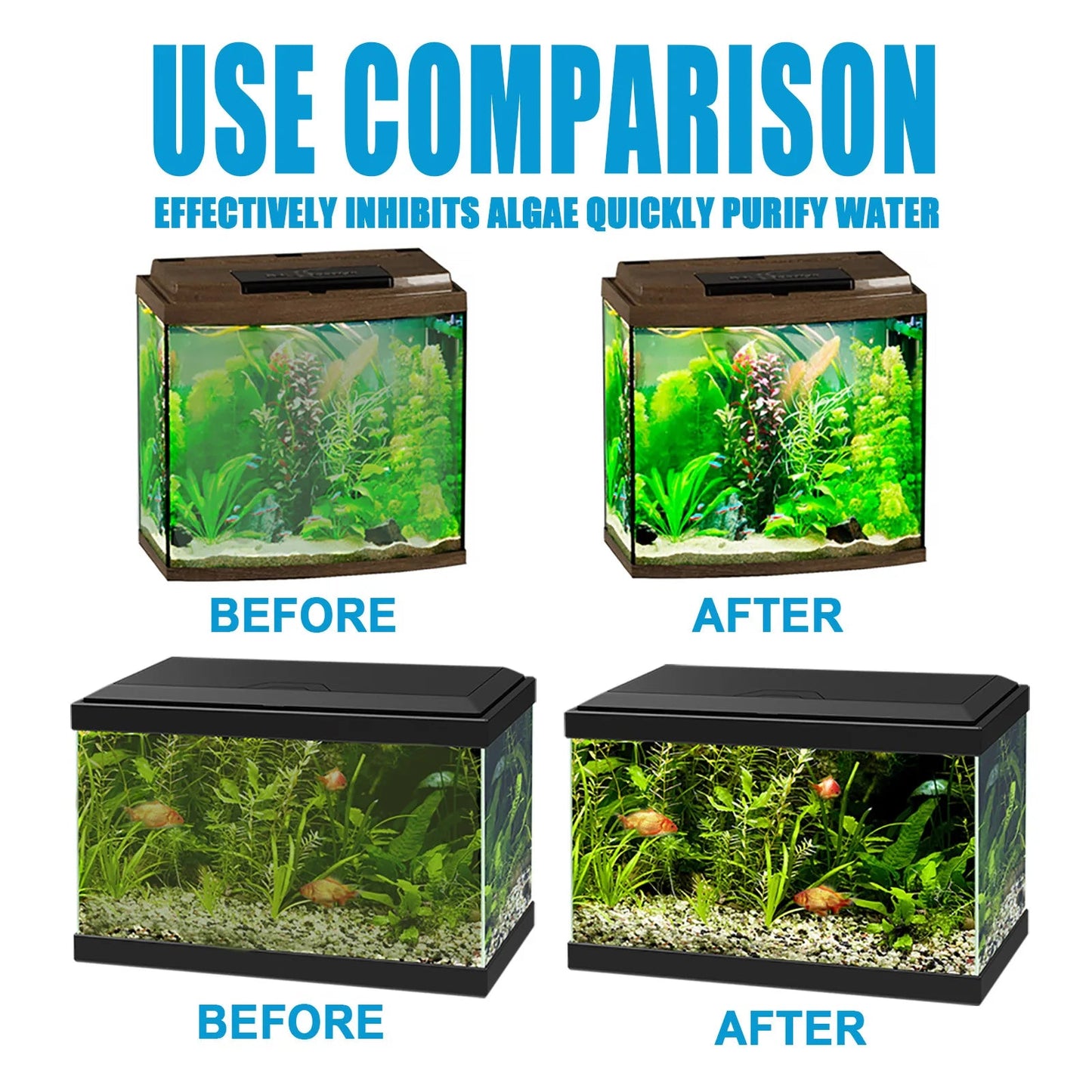 Fish Tank Cleaning Algae Tablets. - Maison Novaire #