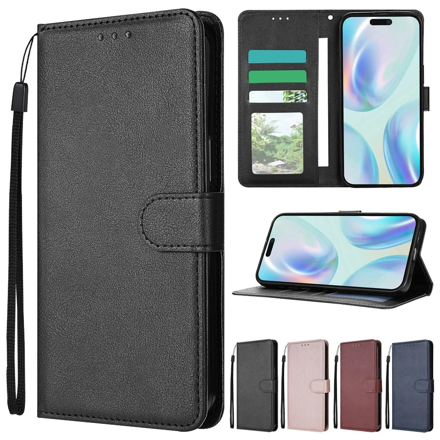 Flip Leather Case For iPhone. - Maison Novaire #