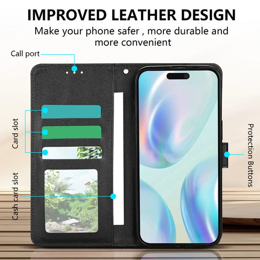 Flip Leather Case For iPhone. - Maison Novaire