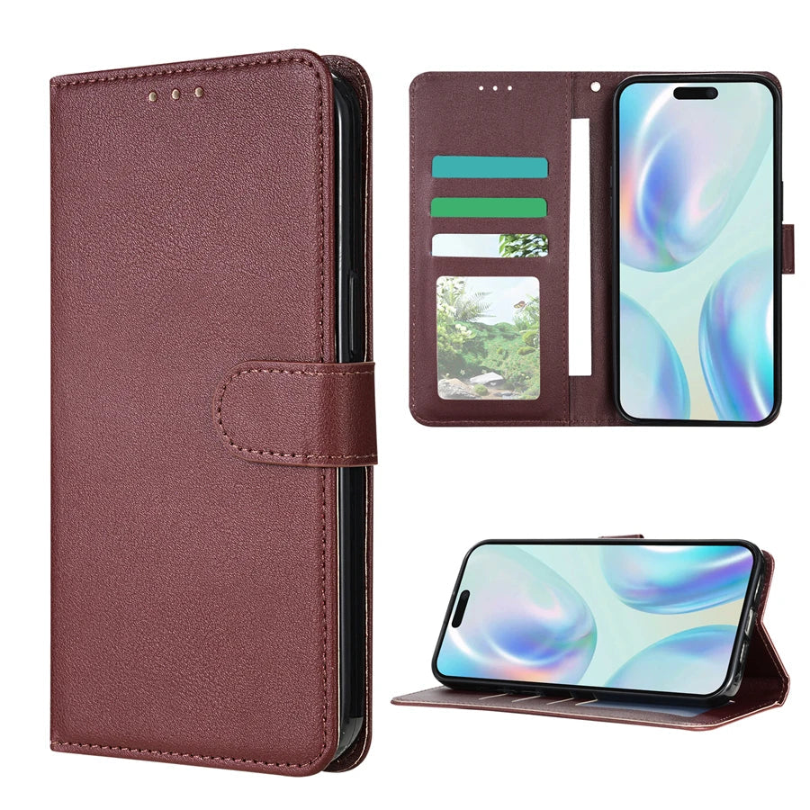 Flip Leather Case For iPhone. - Maison Novaire #