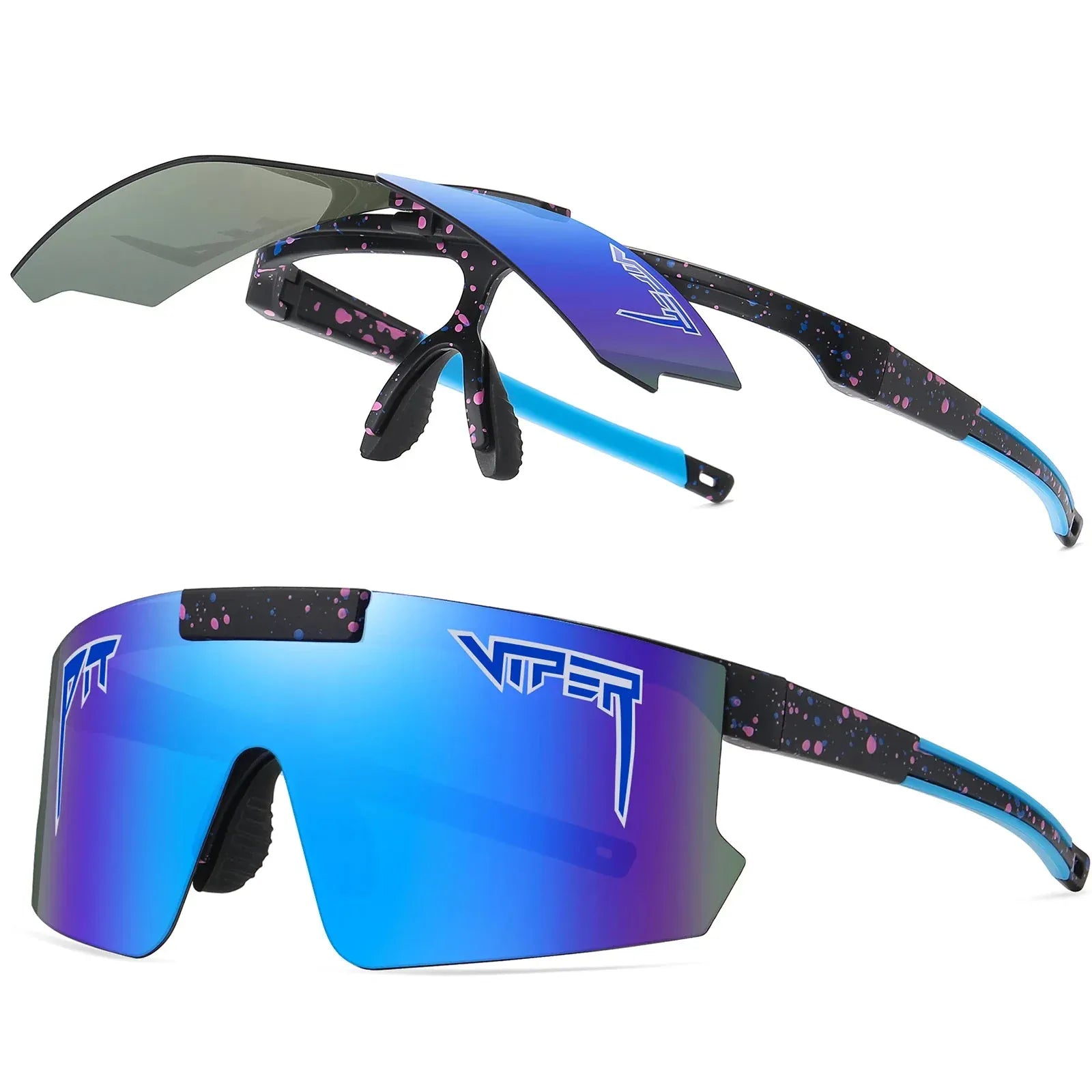 Flip Updown Outdoor Sport Pit Viper Cycling Sunglasses - Maison Novaire #