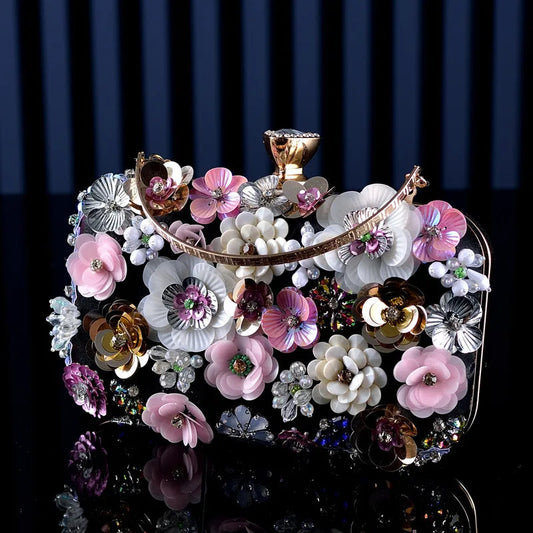 Floral Wedding Clutch - Maison Novaire