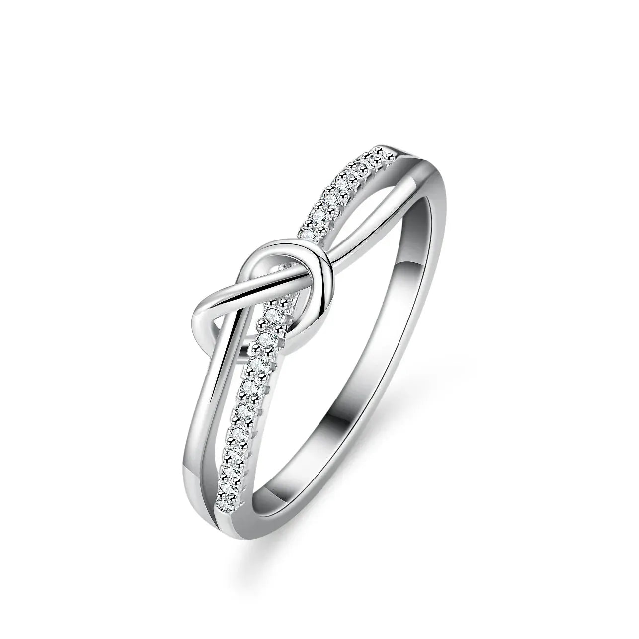 Full Moissanite Ring | 925 Silver 18K Gold Plated Wedding & Engagement Band - Maison Novaire #