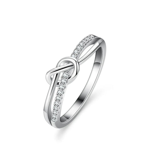 Full Moissanite Ring | 925 Silver 18K Gold Plated Wedding & Engagement Band - Maison Novaire