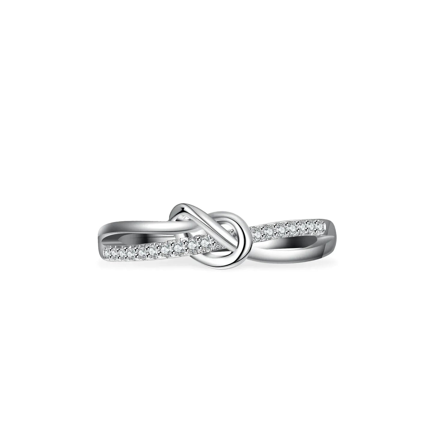 Full Moissanite Ring | 925 Silver 18K Gold Plated Wedding & Engagement Band - Maison Novaire #