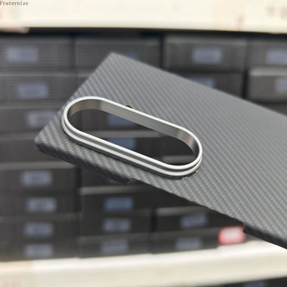 Galaxy Z Fold 7 Shockproof Carbon Fiber Phone Case. - Maison Novaire #