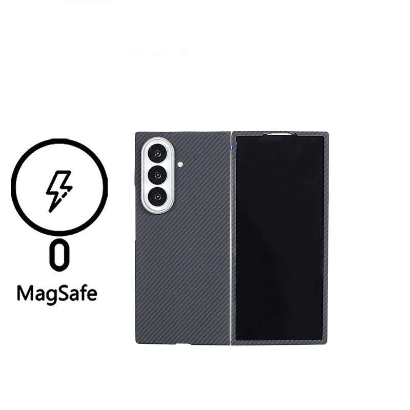 Galaxy Z Fold 7 Shockproof Carbon Fiber Phone Case. - Maison Novaire #
