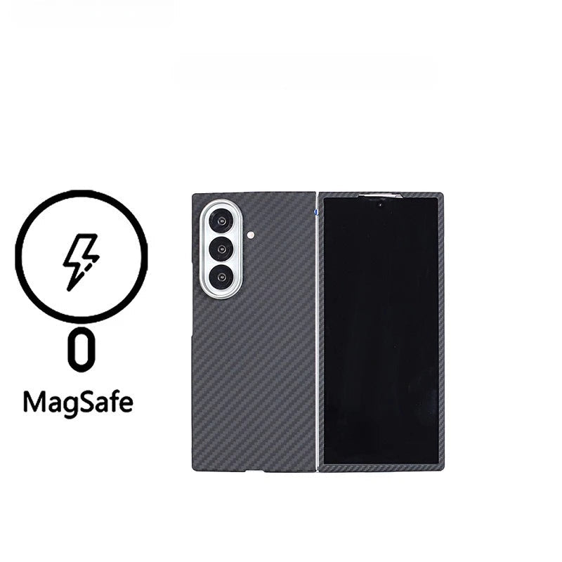 Galaxy Z Fold 7 Shockproof Carbon Fiber Phone Case. - Maison Novaire #