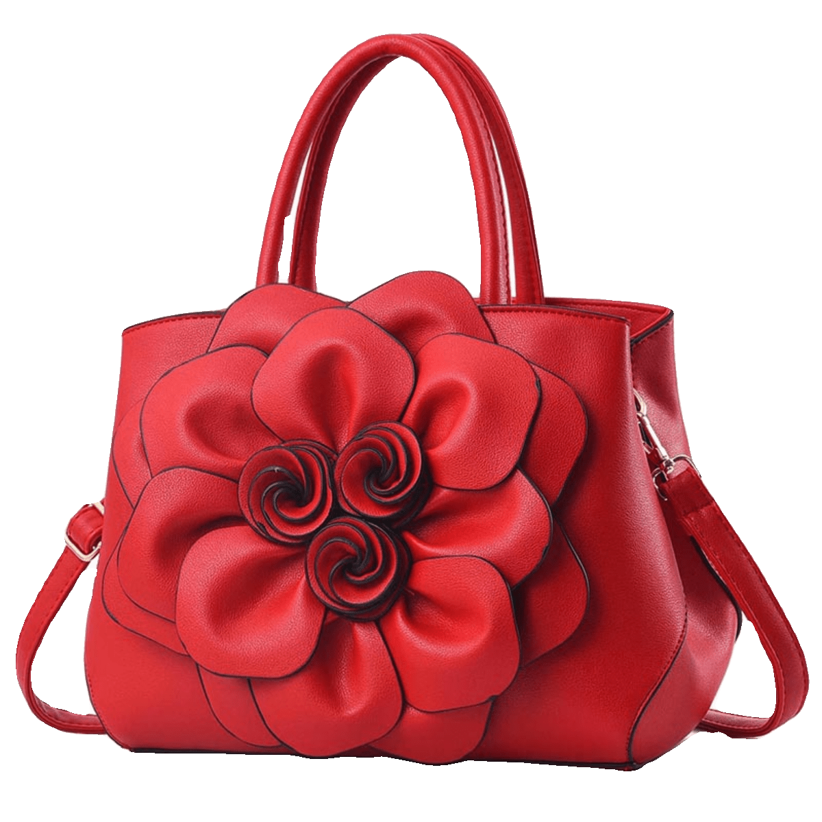 Genuine Leather Embroidery Shoulder & Crossbody Bag - Maison Novaire #
