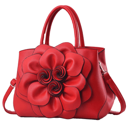 Genuine Leather Embroidery Shoulder & Crossbody Bag - Maison Novaire #