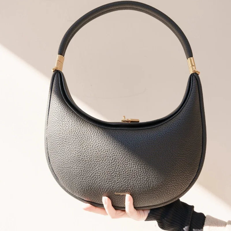 Genuine Leather Shoulder Bag. - Maison Novaire #