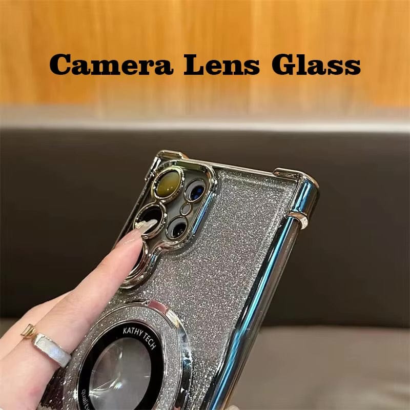 Glitter MagSafe Stand Samsung Case - Maison Novaire #