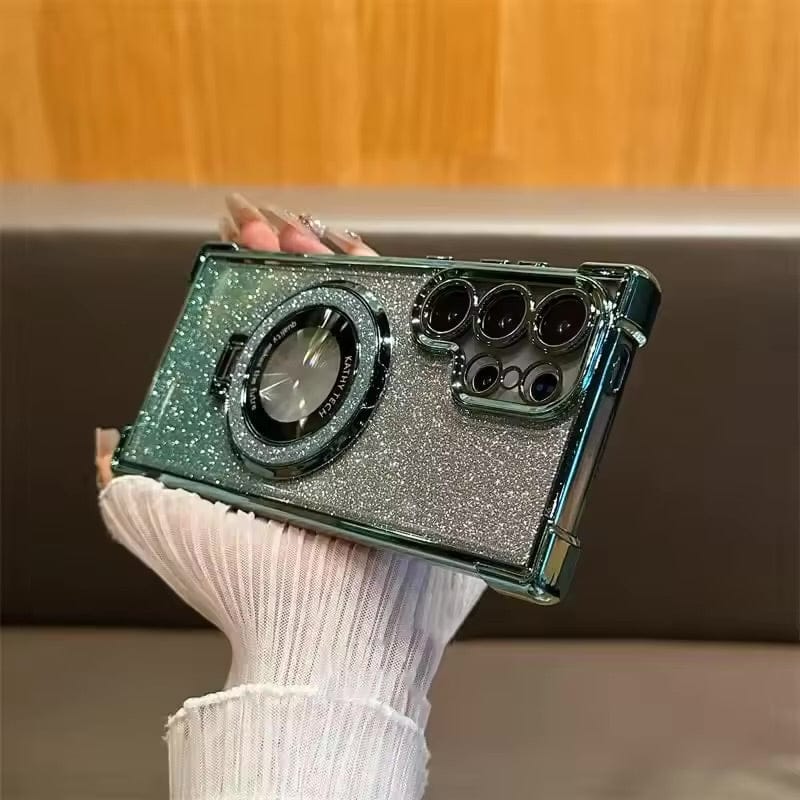 Glitter MagSafe Stand Samsung Case - Maison Novaire #