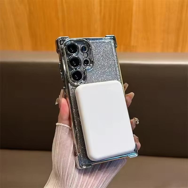 Glitter MagSafe Stand Samsung Case - Maison Novaire #