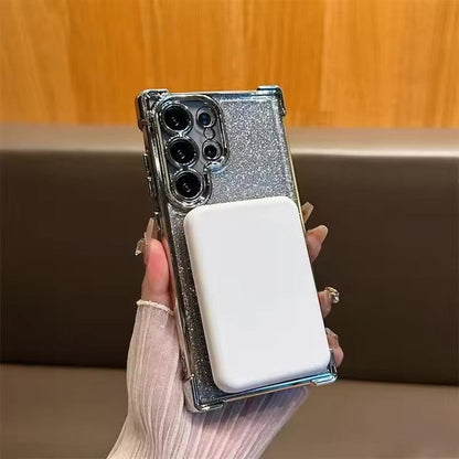 Glitter MagSafe Stand Samsung Case - Maison Novaire #