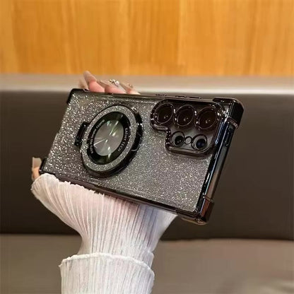 Glitter MagSafe Stand Samsung Case - Maison Novaire #