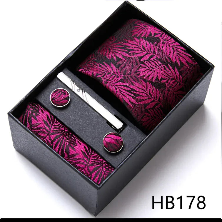 Green Necktie Gift Set - Maison Novaire
