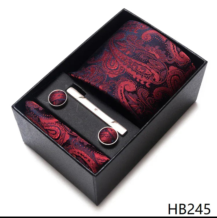 Green Necktie Gift Set - Maison Novaire