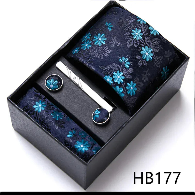 Green Necktie Gift Set - Maison Novaire