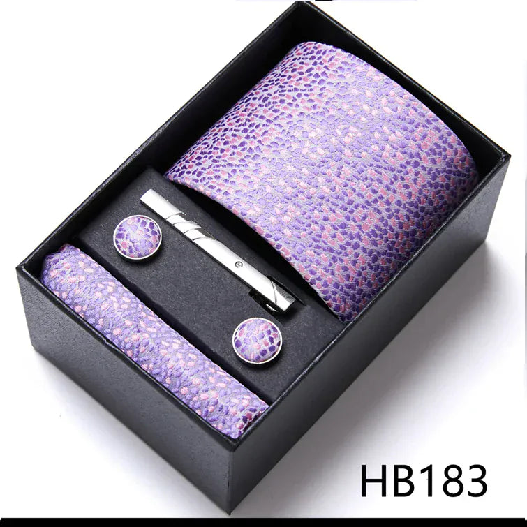 Green Necktie Gift Set - Maison Novaire