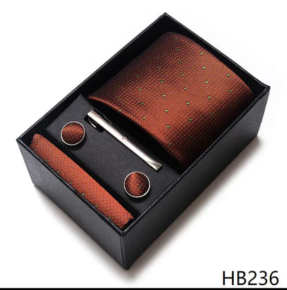 Green Necktie Gift Set - Maison Novaire