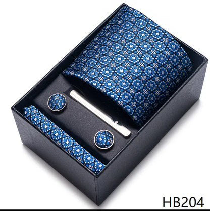 Green Necktie Gift Set - Maison Novaire