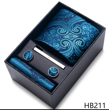 Green Necktie Gift Set - Maison Novaire