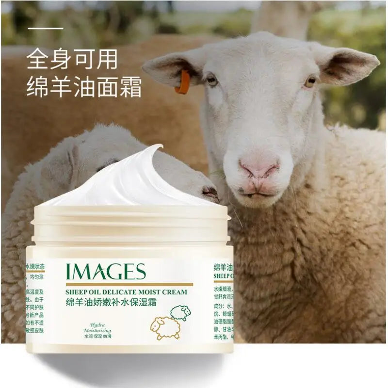 Sheep Hair Oil Face Whitening Moisturizing Cream.