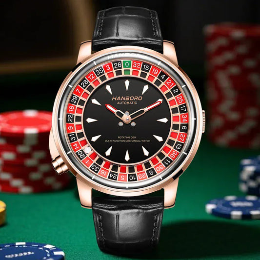 HANBORO Men’s Fully Automatic Mechanical Watch – Model 1001 - Maison Novaire
